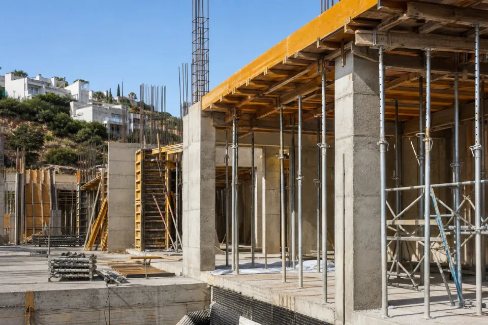 Villa en construcción con vistas al mar en Marbella